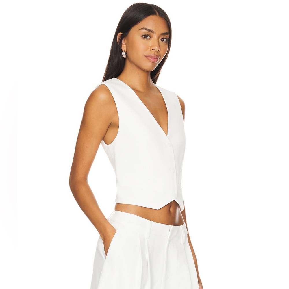 SEROYA Fraser Vest White